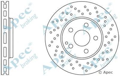 APEC BRAKING dsk2307 -  Тормозной диск
